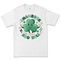 White shamrock and roll Premium Tee - MaliasSmallBusiness