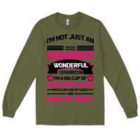 Army Green Aquarius Woman Long Sleeve Tee - Bettercallsaul