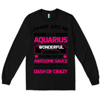 Black Aquarius Woman Long Sleeve Tee - Bettercallsaul