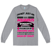 Heather Grey Aquarius Woman Long Sleeve Tee - Bettercallsaul