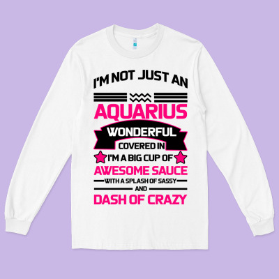 Aquarius Woman Long Sleeve Tee Designed By Bettercallsaul