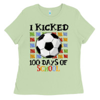 Matcha i kicked 100 days of school Ladies Tee - MaliasSmallBusiness