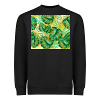 Black monstera leaf Heavyweight Sweatshirt - TumblerDesignByShophia
