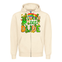Sandshell St. Patrick's Lucky little dude Zipper Hoodie - OliviaCreatesArt