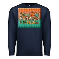 Navy cutest pumpkin in the patch tumbler Premium Sweatshirt - BundleAndBundleShop