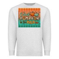 Oatmeal Heather cutest pumpkin in the patch tumbler Premium Sweatshirt - BundleAndBundleShop