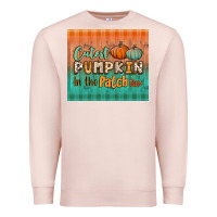 Pale Pink cutest pumpkin in the patch tumbler Premium Sweatshirt - BundleAndBundleShop