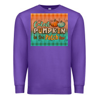 Purple cutest pumpkin in the patch tumbler Premium Sweatshirt - BundleAndBundleShop