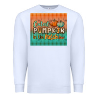 White cutest pumpkin in the patch tumbler Premium Sweatshirt - BundleAndBundleShop