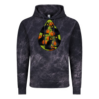 Cloud Black Black Cat Halloween Teardrop Vintage Hoodie - LillyAllenDesigns