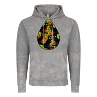 Cloud Rock Black Cat Halloween Teardrop Vintage Hoodie - LillyAllenDesigns