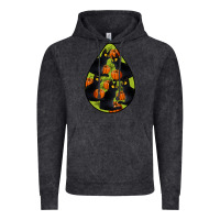 Vintage Black Black Cat Halloween Teardrop Vintage Hoodie - LillyAllenDesigns