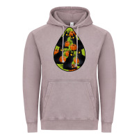 Vintage Zinc Black Cat Halloween Teardrop Vintage Hoodie - LillyAllenDesigns