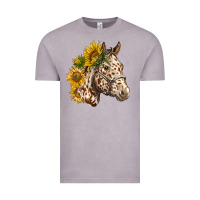 Vintage Zinc appaloosa horse with sunflowers Vintage Tee - LillyAllenDesigns