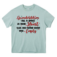Arona grandchildren fill a space in your heart Heavy Core Tee - MaliasSmallBusiness