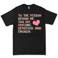 Black to the person behind me Premium Tee - MaliasSmallBusiness