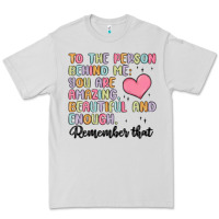 Dove Grey to the person behind me Premium Tee - MaliasSmallBusiness