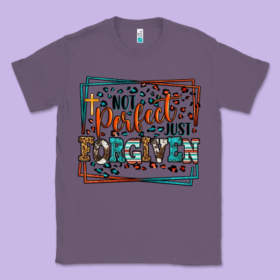 Not Perfect Just Forgiven Classic Tee Designed By Lillyallendesigns