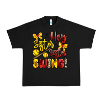 Black hey sister sister swing softball Urban Heavy Tee - Artiststas
