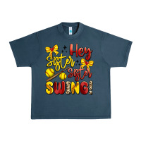 Midnight Navy hey sister sister swing softball Urban Heavy Tee - Artiststas