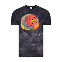 Cloud Black tie die watermelon Vintage Tee - JahusDesignShop