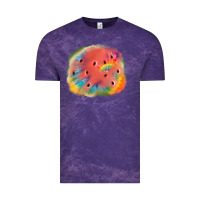 Cloud Purple tie die watermelon Vintage Tee - JahusDesignShop