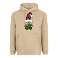 Mushroom Christmas Gnome With Candy Heavyweight Hoodie - BundleAndBundleShop