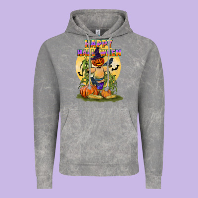 Happy Halloween Vintage Hoodie Designed By Lillyallendesigns