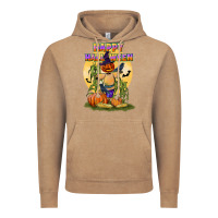Vintage Coffee happy halloween Vintage Hoodie - LillyAllenDesigns