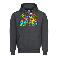 Smoke Summer Gnomes Zipper Hoodie - CowCowDesign