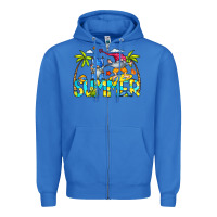 True Royal Summer Gnomes Zipper Hoodie - CowCowDesign