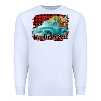 White Tis The Season Christmas Truck Premium Sweatshirt - FaDigitalArtStudio