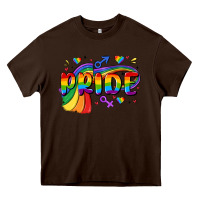 Chocolate Brown pride Heavy Core Tee - MaliasSmallBusiness