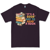 Plum it's a good day to read a book Premium Tee - MaliasSmallBusiness