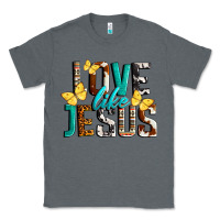 Charcoal Heather Love Like Jesus Classic Tee - LillyAllenDesigns