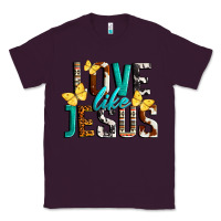 Plum Love Like Jesus Classic Tee - LillyAllenDesigns