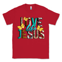 Red Love Like Jesus Classic Tee - LillyAllenDesigns