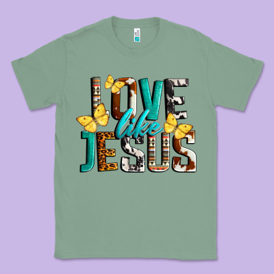 Love Like Jesus Classic Tee Designed By Lillyallendesigns