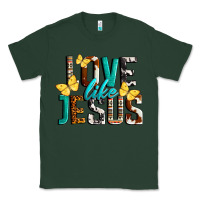 Sports Green Love Like Jesus Classic Tee - LillyAllenDesigns
