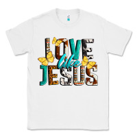 White Love Like Jesus Classic Tee - LillyAllenDesigns