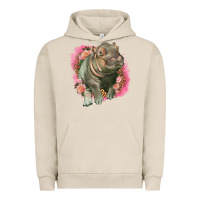 Pigment French Oak leopard baby hippo Urban Hoodie - LillyAllenDesigns