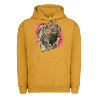 Pigment Peanut Butter leopard baby hippo Urban Hoodie - LillyAllenDesigns