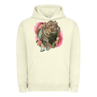 Pigment Pistachio leopard baby hippo Urban Hoodie - LillyAllenDesigns