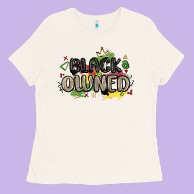 Black Owned Ladies Tee Designed By Maliassmallbusiness