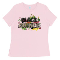 Bubblegum Pink black owned Ladies Tee - MaliasSmallBusiness