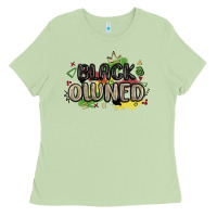 Matcha black owned Ladies Tee - MaliasSmallBusiness