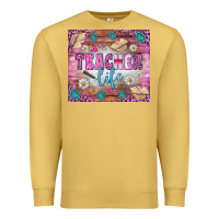 Antique Gold teacher life tumbler Premium Sweatshirt - BundleAndBundleShop
