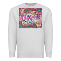 Dove Grey teacher life tumbler Premium Sweatshirt - BundleAndBundleShop