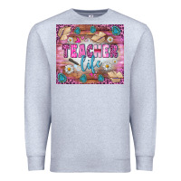 Heather Grey teacher life tumbler Premium Sweatshirt - BundleAndBundleShop