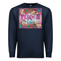 Navy teacher life tumbler Premium Sweatshirt - BundleAndBundleShop